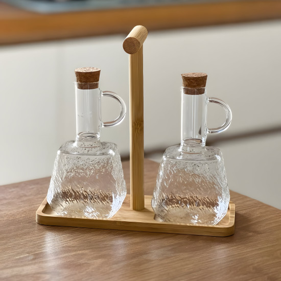 Glass Oil Dispenser - 2 Pcs
